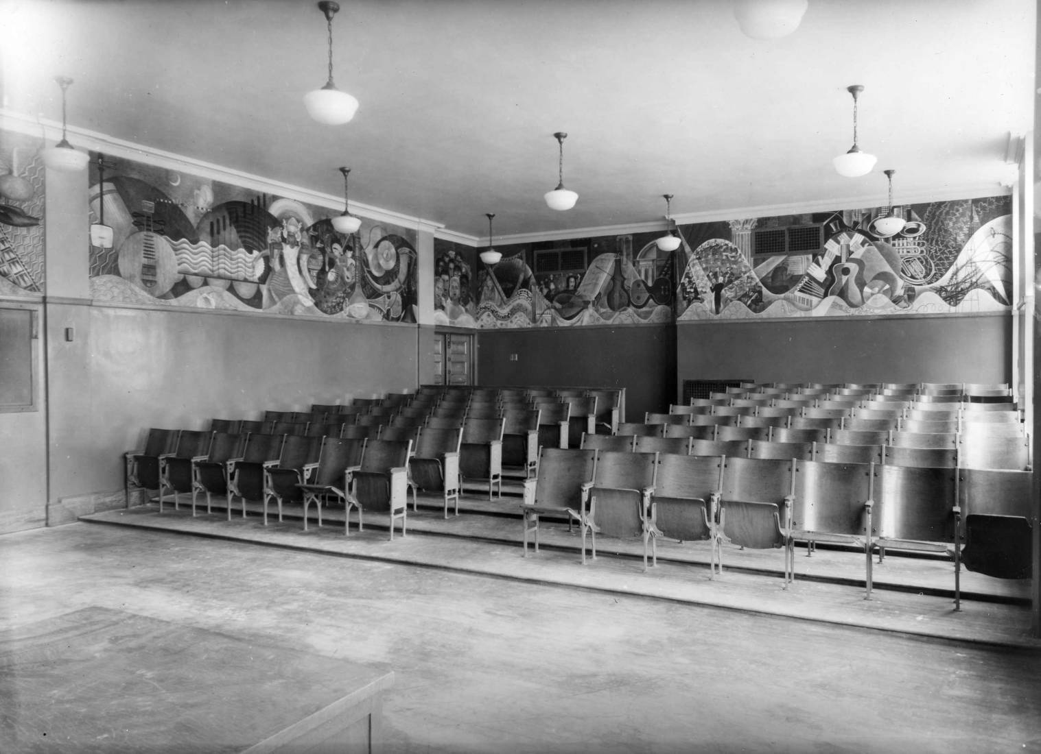 Lucienne Bloch, George Washington High School, New York, 1938 ill. Lucienne Bloch, George Washington High School, New York, 1938