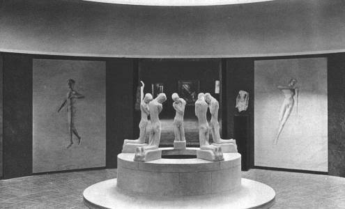 Oskar Schlemmer, Folkwang-Museum in Essen (foto: Das Werk 18 (1931), Heft 7, S. 197) bildschirmfoto20251008um173356kl.png