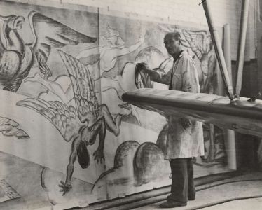 August Henkel at work at «Aviation», Floyd Bennett field, 1937 (foto: WPA/FAP, photographic division / Archives of American Art) henkel01kl.jpg