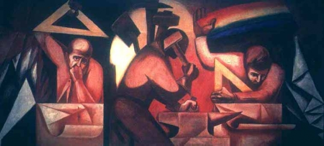 José Clemente Orozco, The Allegory of Science, Labor, and Art orozco_newschool_01kl.jpg