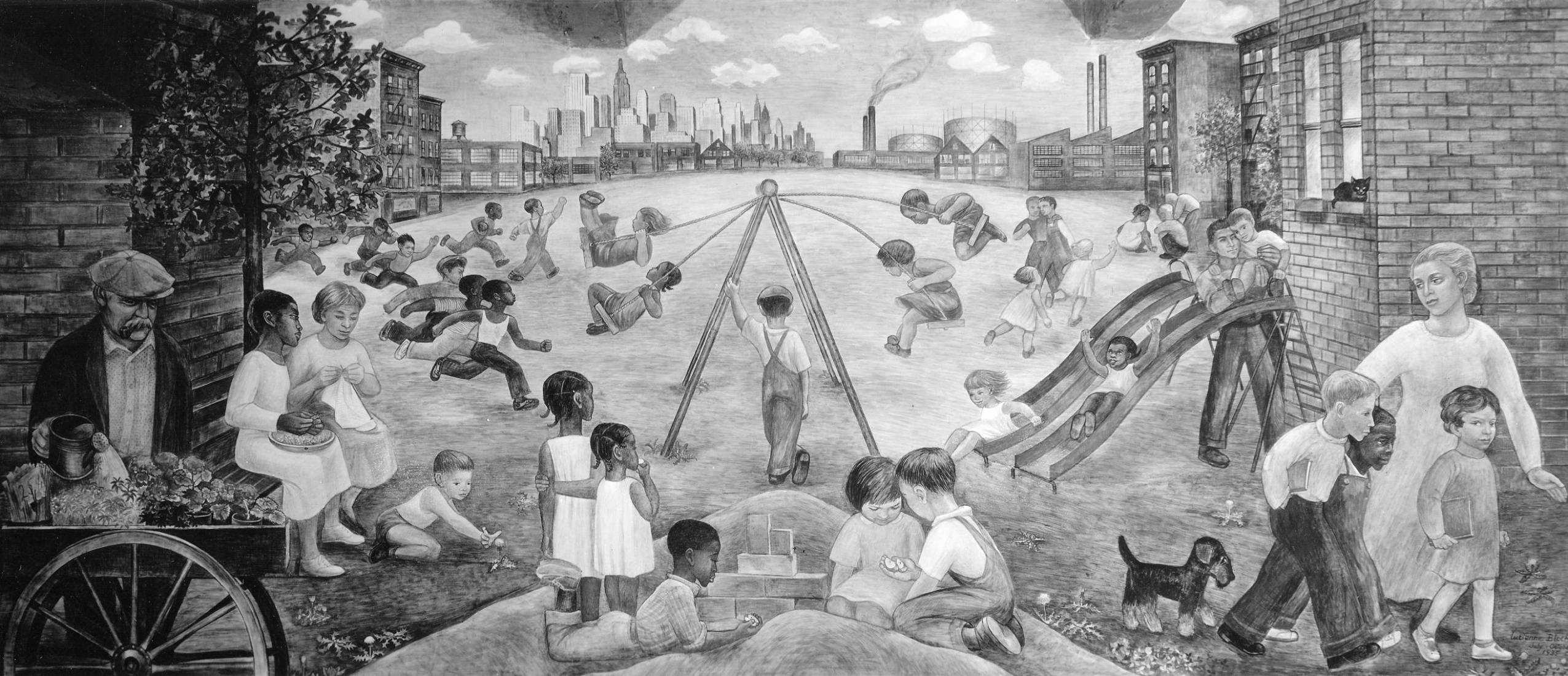 Lucienne Bloch, Cycle of a Woman's Life, 1936 ill. Lucienne Bloch, Cycle of a Woman's Life, 1936